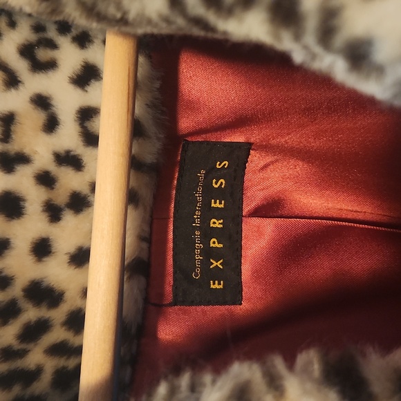 Vintage Compagnie Internationale Express Faux Fur Coat - Picture 2 of 9